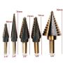 Imagen de Mechas conicas Broca Escalonada Equus 5 unidades - Ynter Industrial