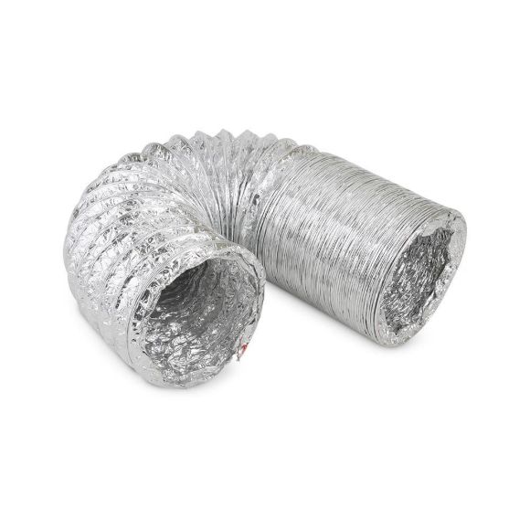Imagen de Caño corrugado aluminio extractor extensible MT-150mm-Ynter Industrial