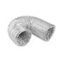 Imagen de Caño corrugado aluminio extractor extensible MT-150mm-Ynter Industrial