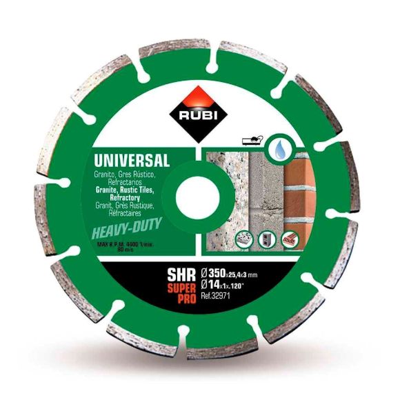 Imagen de Disco Diamantado segmentado Shr 350mm Super Pro Rubi - Ynter