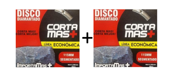 Imagen de Disco Diamantado Segmentado 115mm Cortamas X2 uni - Ynter
