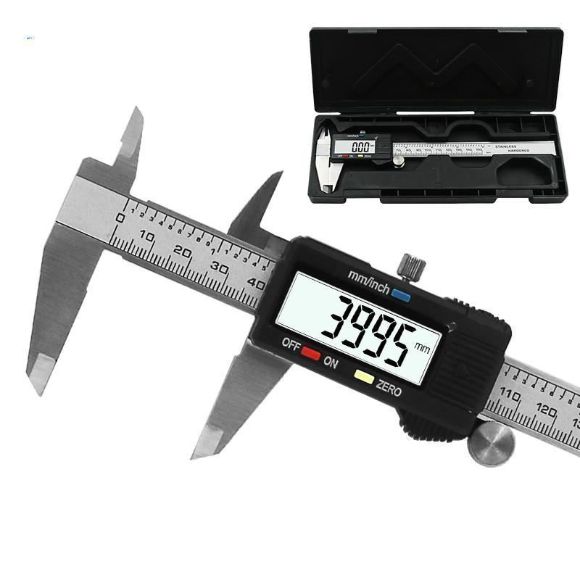 Imagen de Calibre Digital Ac.inox Nrosgrandes 0-150mm C/estuche -ynter
