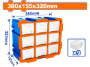 Imagen de Organizador Modular Transpa 380X155X320mm C Gavetas Wadfow - Ynter Industrial