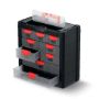 Imagen de Organizador C/Gavetas 9un. Multicase Cargo 40x20x39.2cm KMC501 Kistenberg
