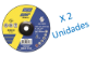 Imagen de Disco desbaste metal 230x6x22mm BDA640 NORTON - Ynter Industrial
