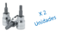 Imagen de 2 Bocallave Stanley enc. 1/2 torx T20 - Ynter Industrial