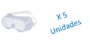 Imagen de Antiparra transparentes para soldar Ingco - Ynter Industrial