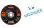 Imagen de Discos Flap De Desbaste Y Pulido G- 80 Gladiator Pro- Ynter