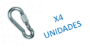 Imagen de Mosqueton Galv C/rosca 10 X 100mm - Ynter Industrial