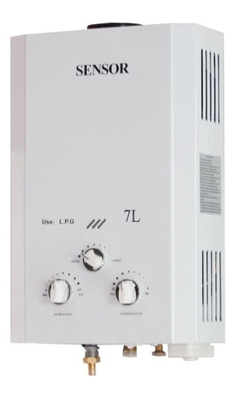 Imagen de Calefon a gas 7 litros Sensor tiro natural Exterior - Ynter