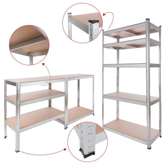 Imagen de Estanteria 5 Niveles Ajustables 1500x700x300mm Wadfow - Ynter Industrial