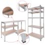 Imagen de Estanteria 5 Niveles Ajustables 1500x700x300mm Wadfow - Ynter Industrial