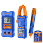 Imagen de Kit Tester + Pinza Amperimetrica + Detector de Voltaje  Wadfow - Ynter Industrial