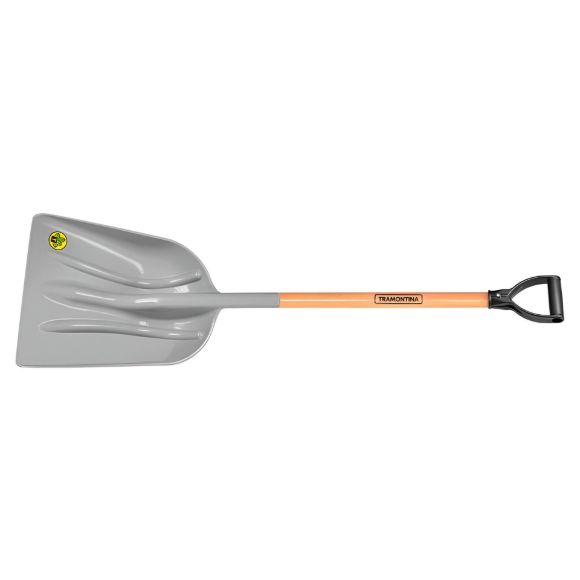 Imagen de Pala Cerealera Plástica Tramontina Cabo Madera 79cm - Ynter Yndustrial