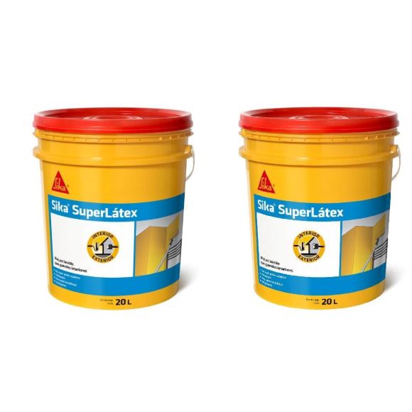 Imagen de Pintura latex superlavable SIKA SUPERLATEX 20+20lt - Ynter Industrial