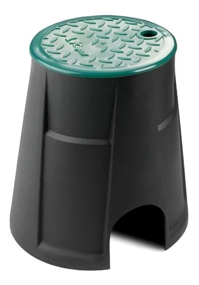 Imagen de Camara Plastica Redonda Verde P/ Electrica / Riego - Ynter Industrial