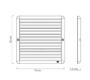 Imagen de Rejilla tapa para ventilación fija c/red anti insectos 19x19