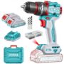 Imagen de Taladro Percutor Atornillador Total 20v brushless 2bat - Ynter