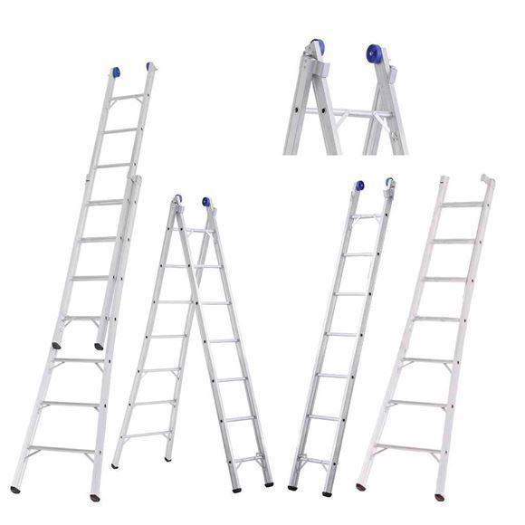 Imagen de Escalera Extensible 5.9m Convertible 2X11 Tijera/Coliza 22 esc - Ynter