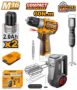 Imagen de COMBO ATORNILLADOR A BATERIA 16V M16 CKLI1638 INGCO - Ynter