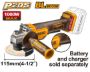 Imagen de Amoladora 4 1/2" S/Bat Ingco 20V Brushless - Ynter Industrial
