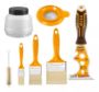 Imagen de SET 9PCS PINTURA TACHO P PISTOLA + HERR DE PINTAR INGCO - Ynter