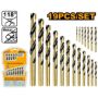 Imagen de Set mechas metal INGCO 1 a 10mm 19pzas AKDB9190 - Ynter