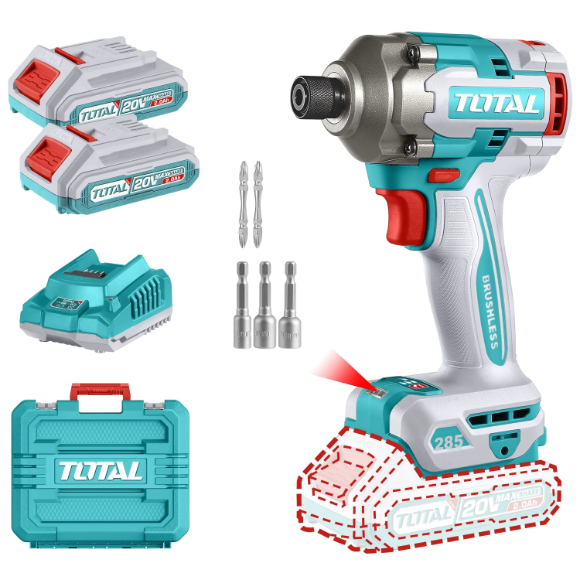 Imagen de Atornillador De Impacto Total Brushless C/ 2 BAT - Ynter Industrial