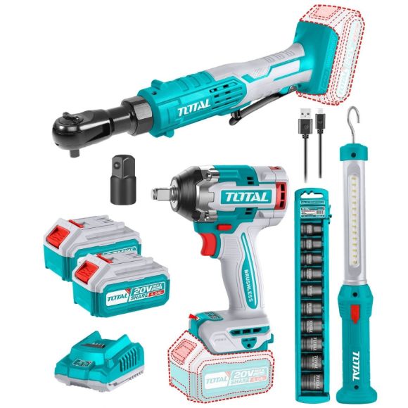 Imagen de Kit Llave De Impacto cricket linterna dados - Ynter Industrial