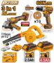 Imagen de KIT COMBO A BAT  +AMOLADORA +TALADRO +SOPLADORA INGCO - Ynter