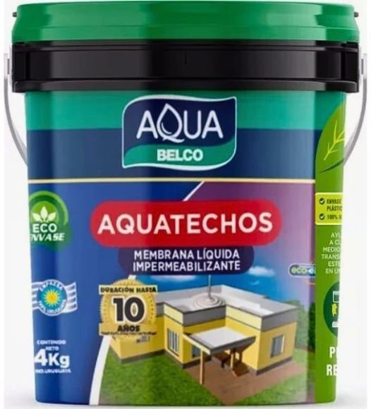 Imagen de Membrana Líquida Poliuretano Aquatechos Belco 4 Kg - Ynter