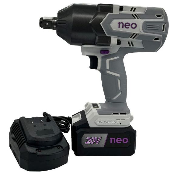 Imagen de Llave De Impacto 3/4" C/Bat 5Ah Neo 20V Brushless - Ynter