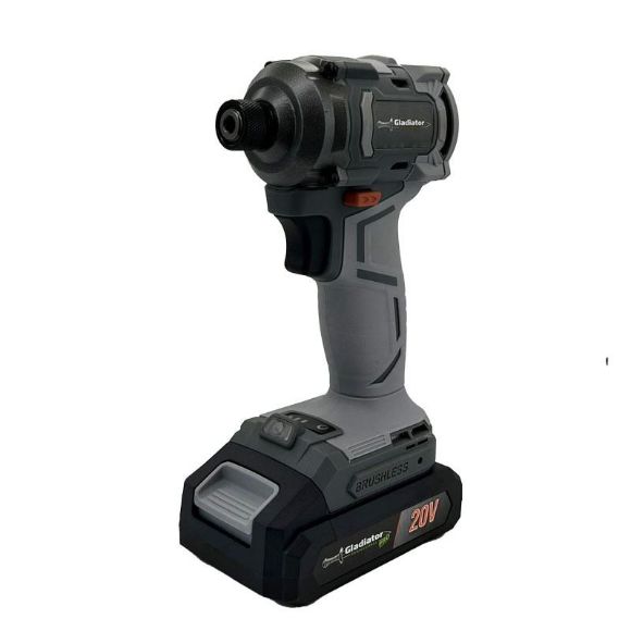 Imagen de Llave De Impacto 1/2" C/Adap C/Bat 2Ah Gladiator 20V - Ynter