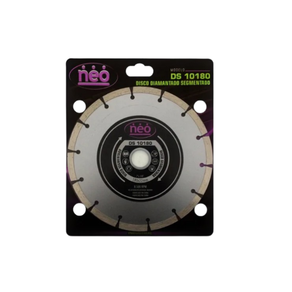 Imagen de Discos Diamantados Segmentados X6 Uni C/u 180mm Neo -ynter
