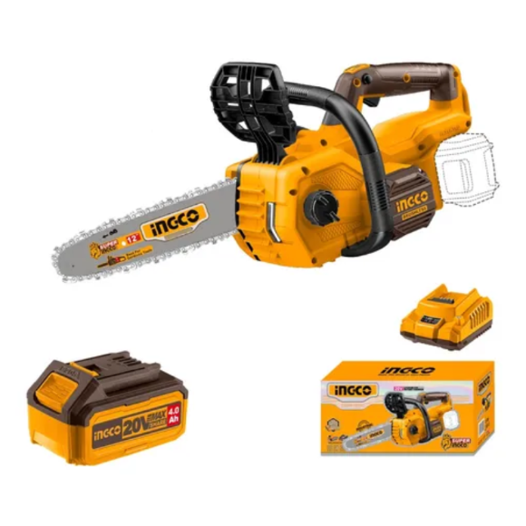 Imagen de Motosierra 12" C/2 Bat 4 Ah Ingco - Ynter  Industrial