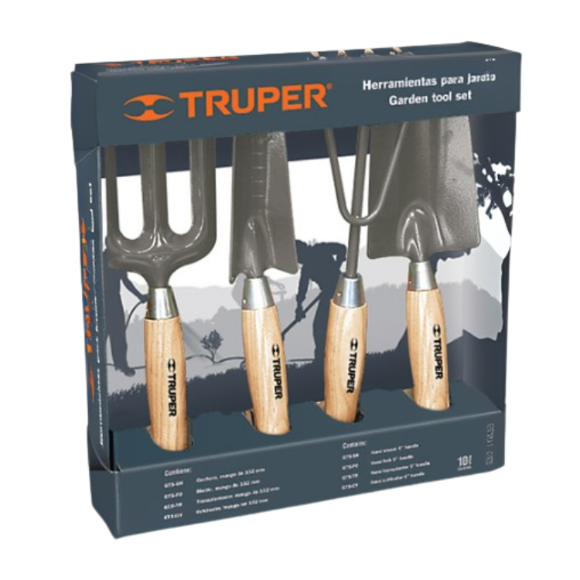 Imagen de Juego Jardin 4pcs (Rast/P.Dtes/P.Ancha/P.Ango) Truper - Ynter Industrial