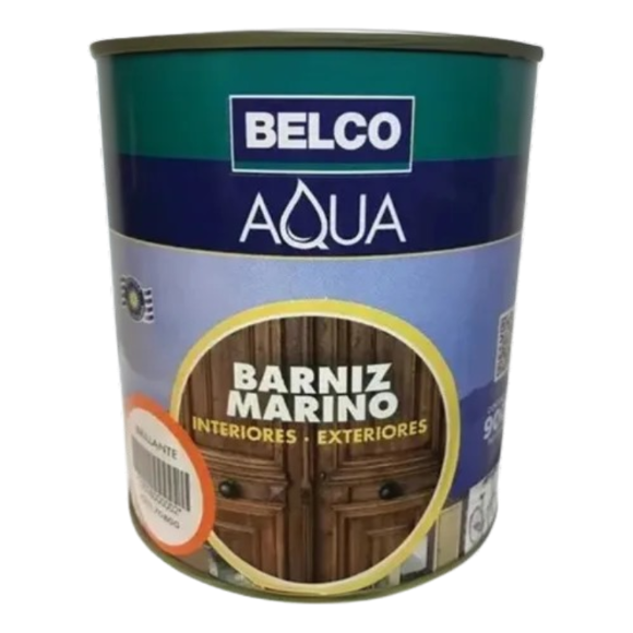 Imagen de Barniz Marino Belco Aqua Interior Exterior 3.6 Lt - Ynter Industrial