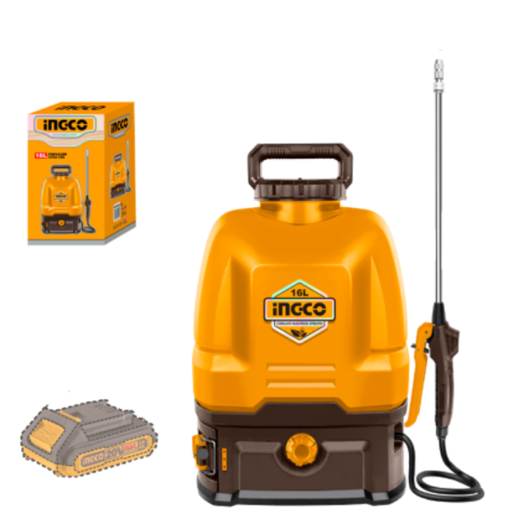 Imagen de Pulverizador Fumigador bateria 20v De Mochila 16Lts S/Bat Ingco - Ynter