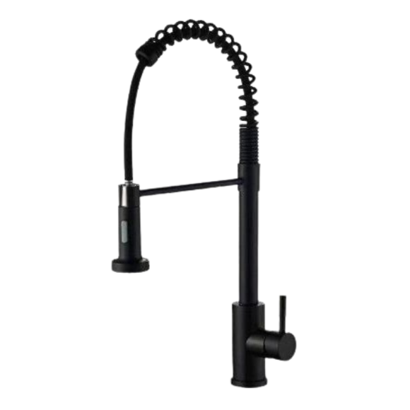 Imagen de Monocomando Cheff Acero Inox. Negro Rimontti - Ynter