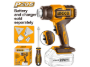 Imagen de Pistola de Calor 20V 550ºC C/Accesorios Ingco S/bat - Ynter