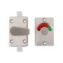 Imagen de Pasador Puerta De Baño Rojo/Verde C/ Manija - Ynter Industrial