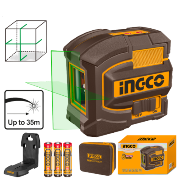 Imagen de Nivel Laser Autonivelante 35 M Luz Verde Ingco - Ynter