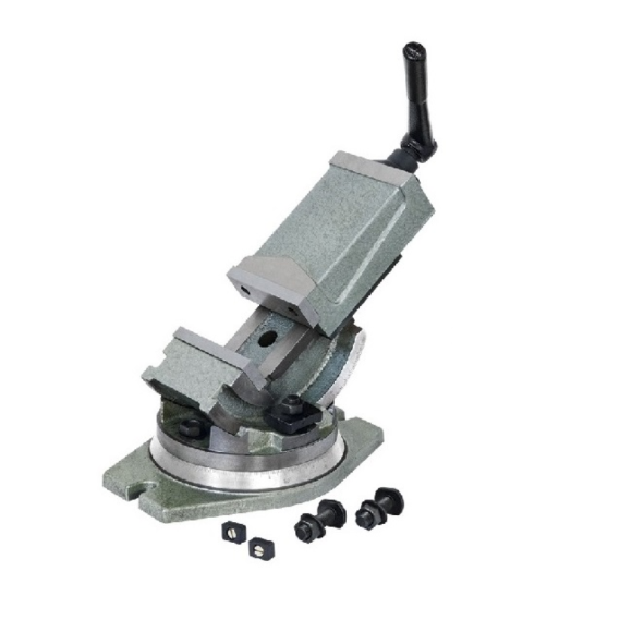Imagen de Morsa Inclinada Base Giratoria QHK5 125mm - Ynter