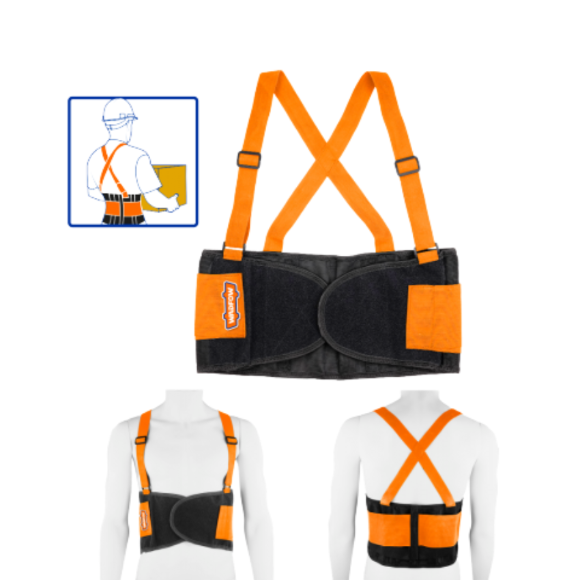 Imagen de Faja Lumbar De Trabajo C/ Tiradores XL Wadfow - Ynter