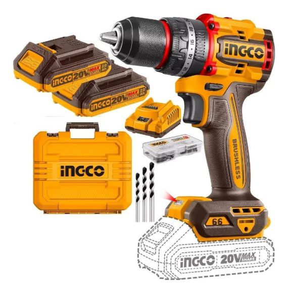 Imagen de TALADRO ATORNILLADOR PERC 20V P20S BRUSHLESS 86NM - YNTER