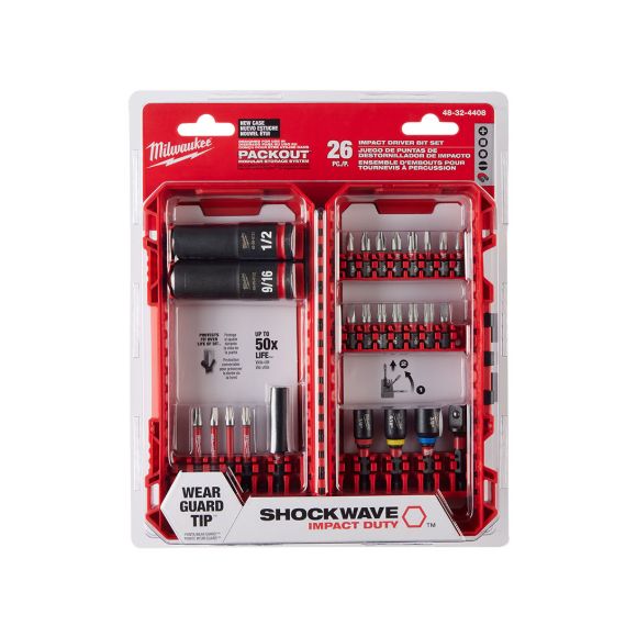 Imagen de Kit Puntas P/atornillador 26pzas Estuche Plastico Milwaukee