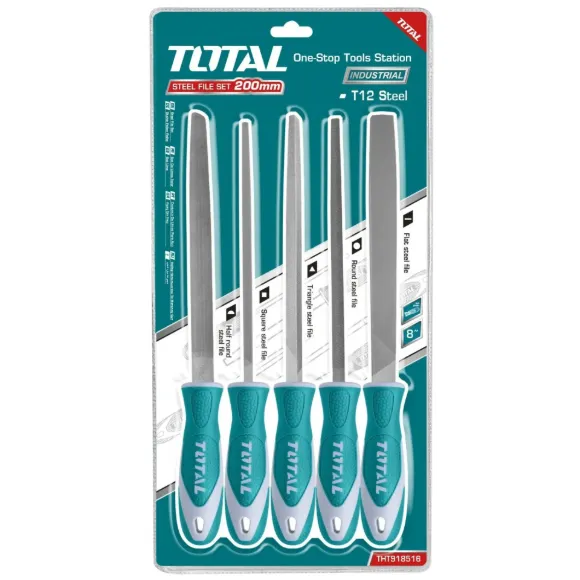 Imagen de Set De 5 Limas Para Acero Total - Ynter Industrial