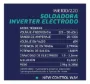 Imagen de Soldadora inverter electrodos 100 amps - Ynter Industrial