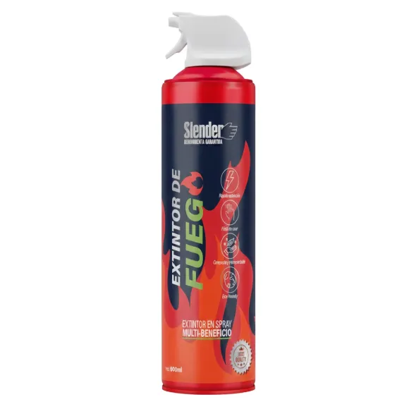 Imagen de Inhibidor de fuego 600ml Slender.Dist:3-4mt (hogar/auto) - Ynter Industrial