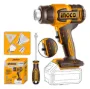 Imagen de Pistola de Calor 20V 550ºC C/Accesorios Ingco S/bat - Ynter